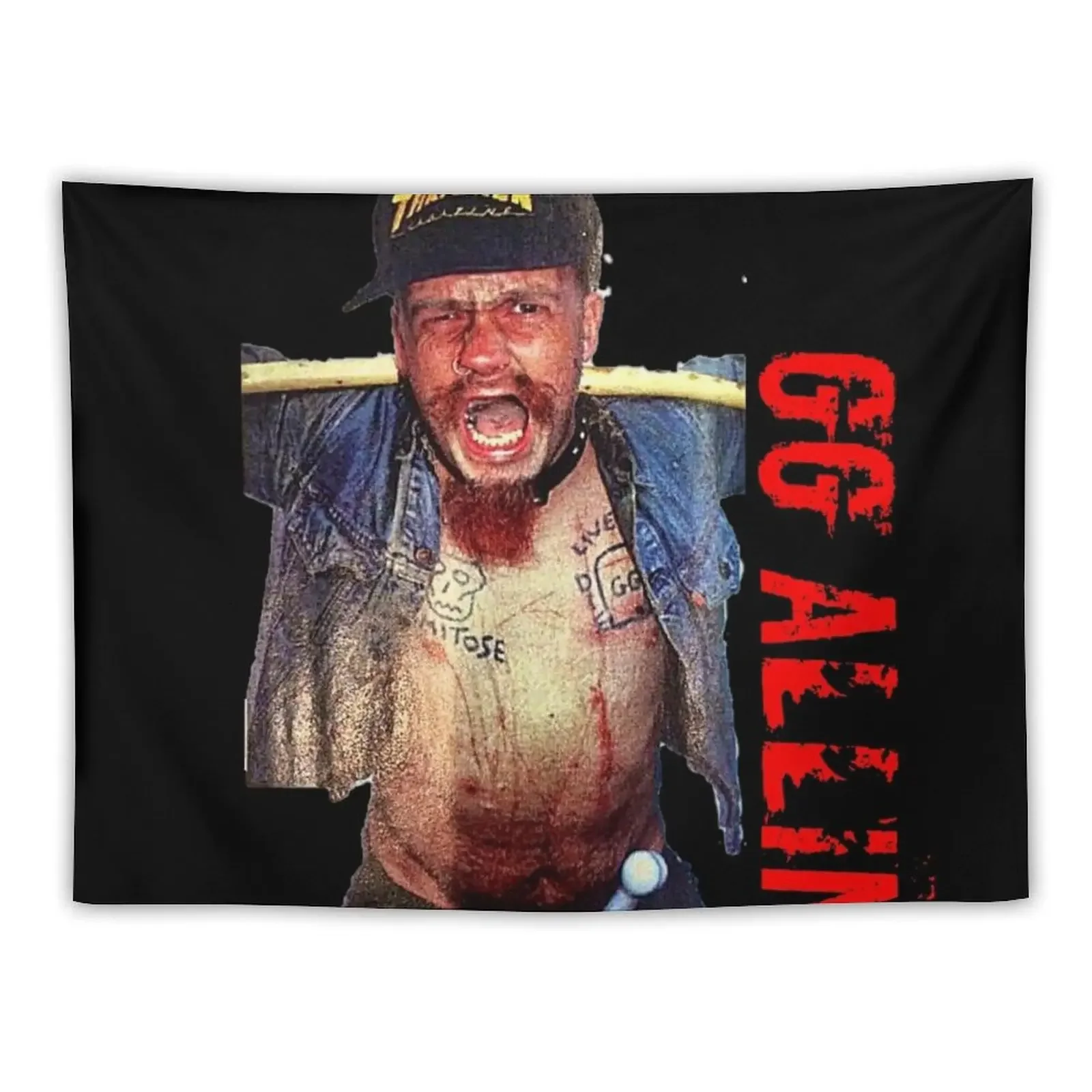 GG Allin Tapestry Carpet Wall Room Decorations Funny Tapestry