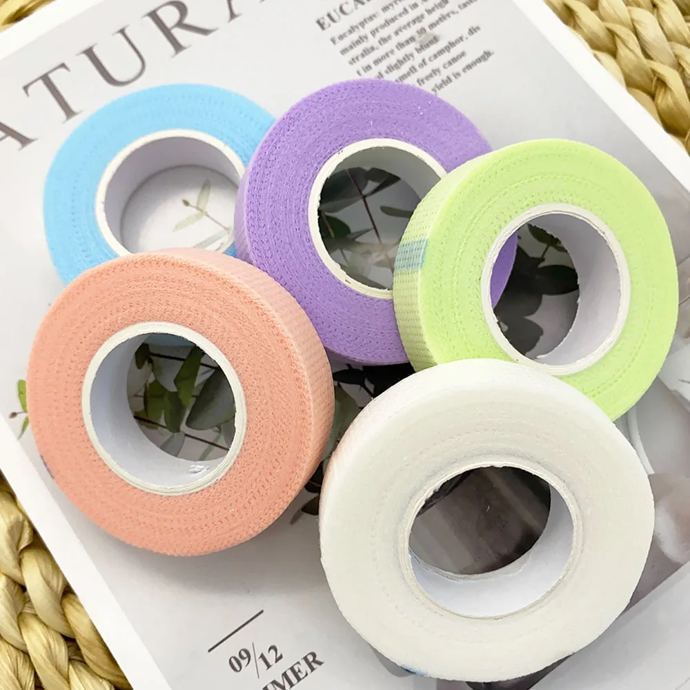 30Rolls Eyelash Tape 9M Eyelash Extension Paper Tape Wholesale Breathable Non-woven Cloth Adhesive Patches Under Eye Pad