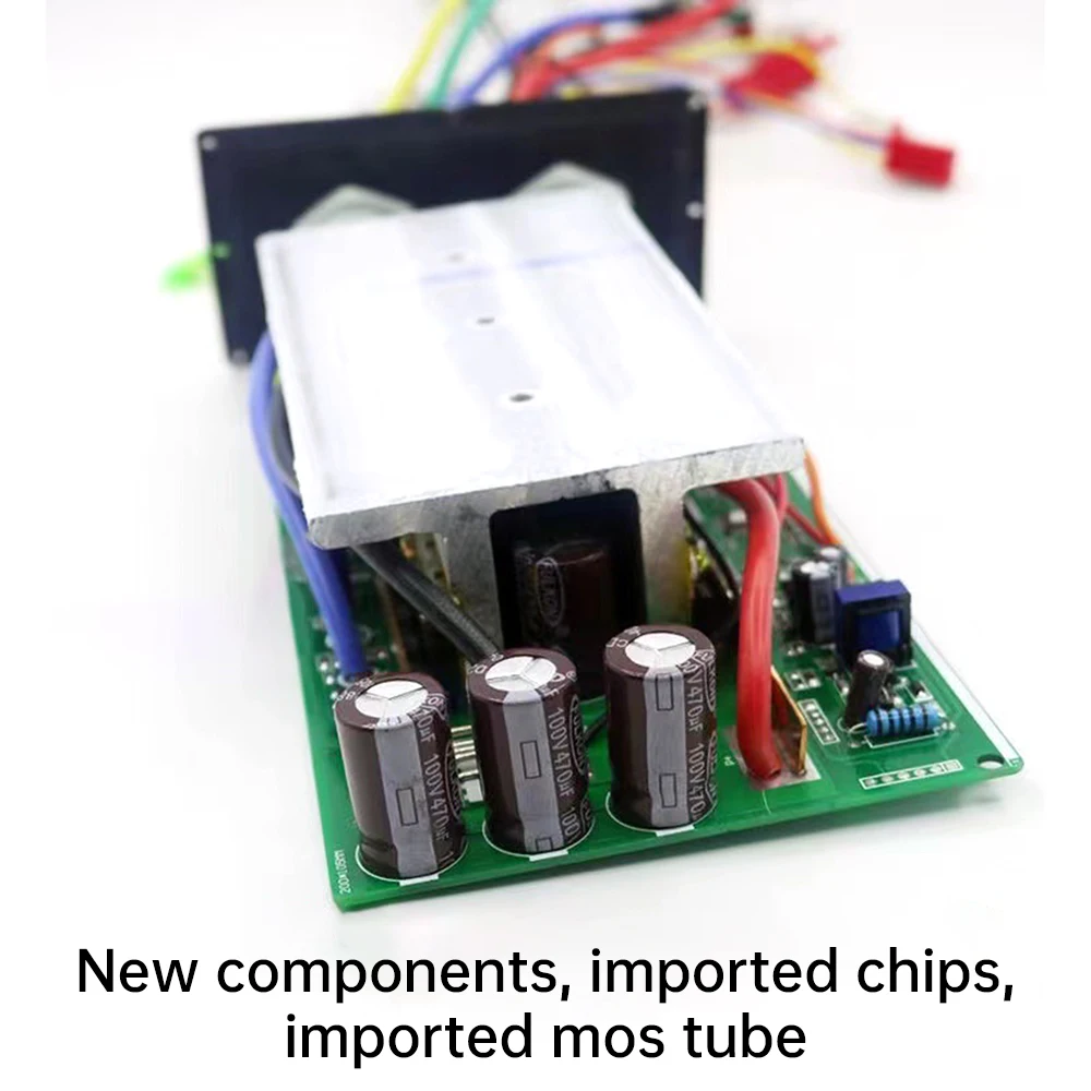 48V 60V 72V 84V 3000W Intelligent Brushless Controller Double Row 18MOS Transistor BLDC Motor Speed Controller for Motorcycle