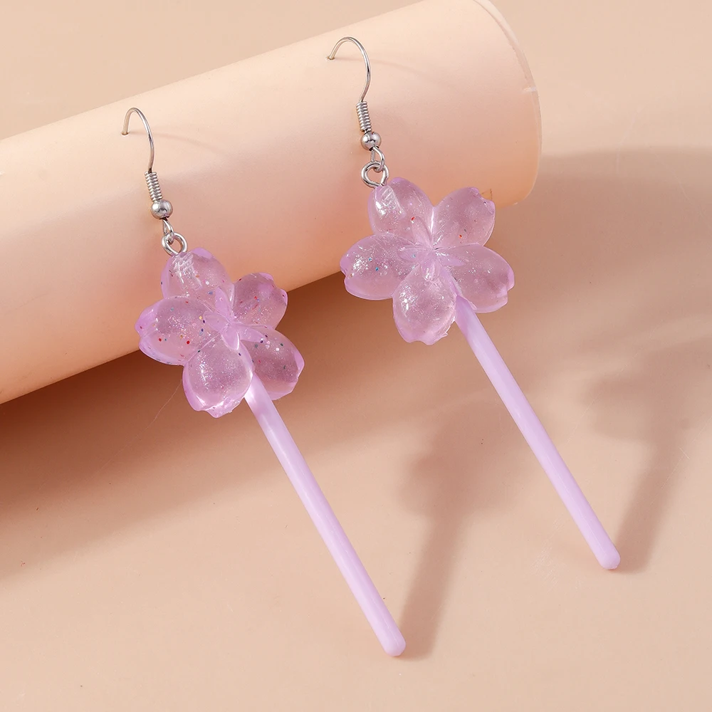 Aihua 30 Farben süße süße Lutscher-Ohrringe aus Kunstharz für Frauen, lustige Simulation, Lebensmittel, Süßigkeiten, Lutscher-Ohrringe, Schmuck, Geschenke – Detail 21