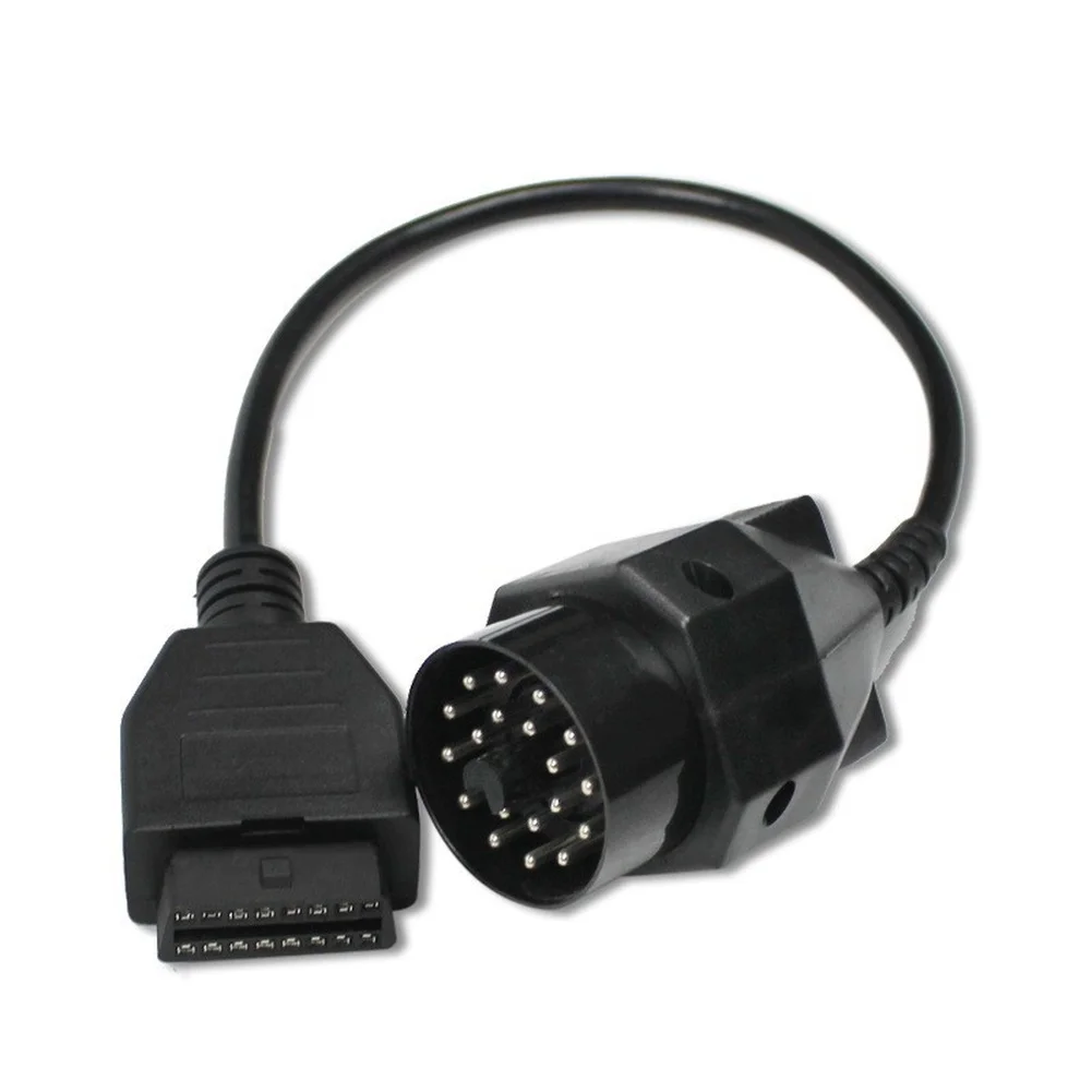 For OBD2 Extension Cable for BMW 20pin Diagnostic Interface Converts to 16pin Standard and Play Setup E34 E36 E38