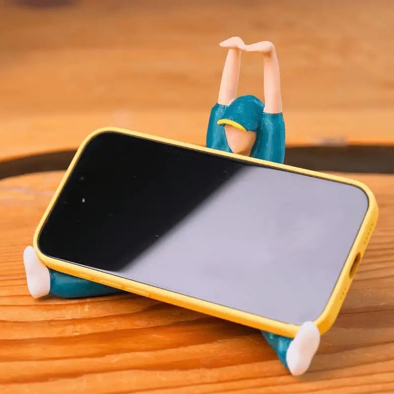 Breakdance Dancer Phone Holder Creative Portable Breakdance Dancer Phone Holder Adjustable Cool Breakdance Phone Holder for All