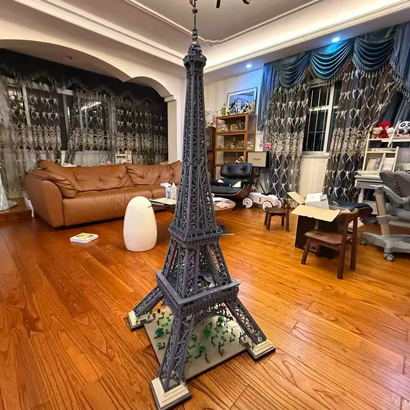 10001 PCS Grande Torre Eiffel Blocos de Construção Tijolos Crianças Aniversário Presentes de Natal Brinquedo EM ESTOQUE