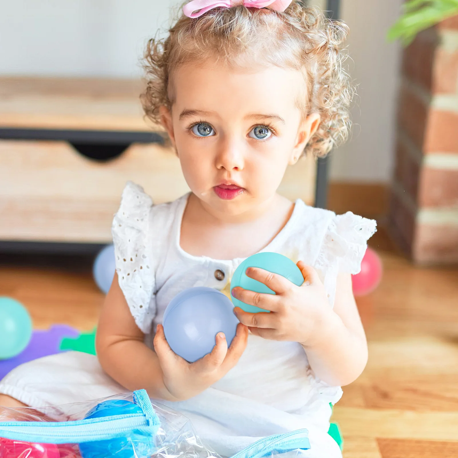 50 stuks oceaanballenset meerkleurige plastic ballen voor kinderen ballenbak zwembadtent educatieve spellen vroege ontwikkeling