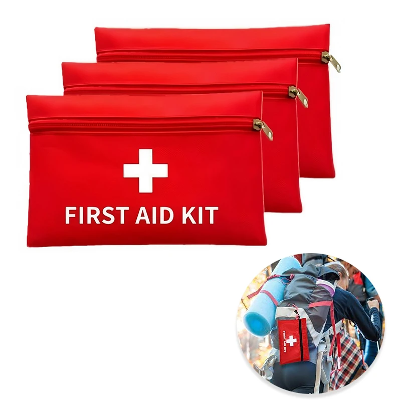 Mini botiquín de primeros auxilios, bolsa vacía, bolsa de primeros auxilios vacía, bolsa de suministros médicos de emergencia, para exteriores, hogar, coche, barco, viajes.