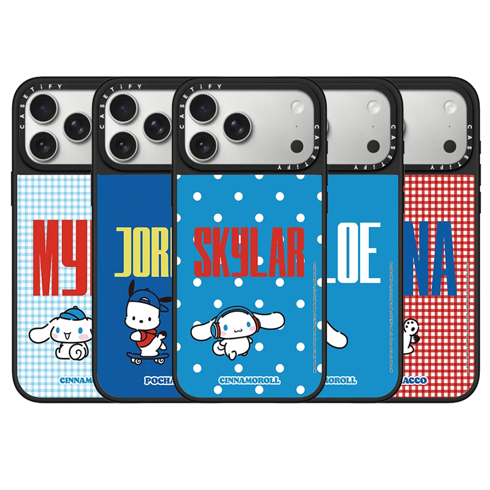 

CASETiFY Co-brand Sanrio Series Cute Puppy Squad Phone Case for IPhone 13 15 14 16 17 Pro Max Plus Air Magnetic Protective Cover