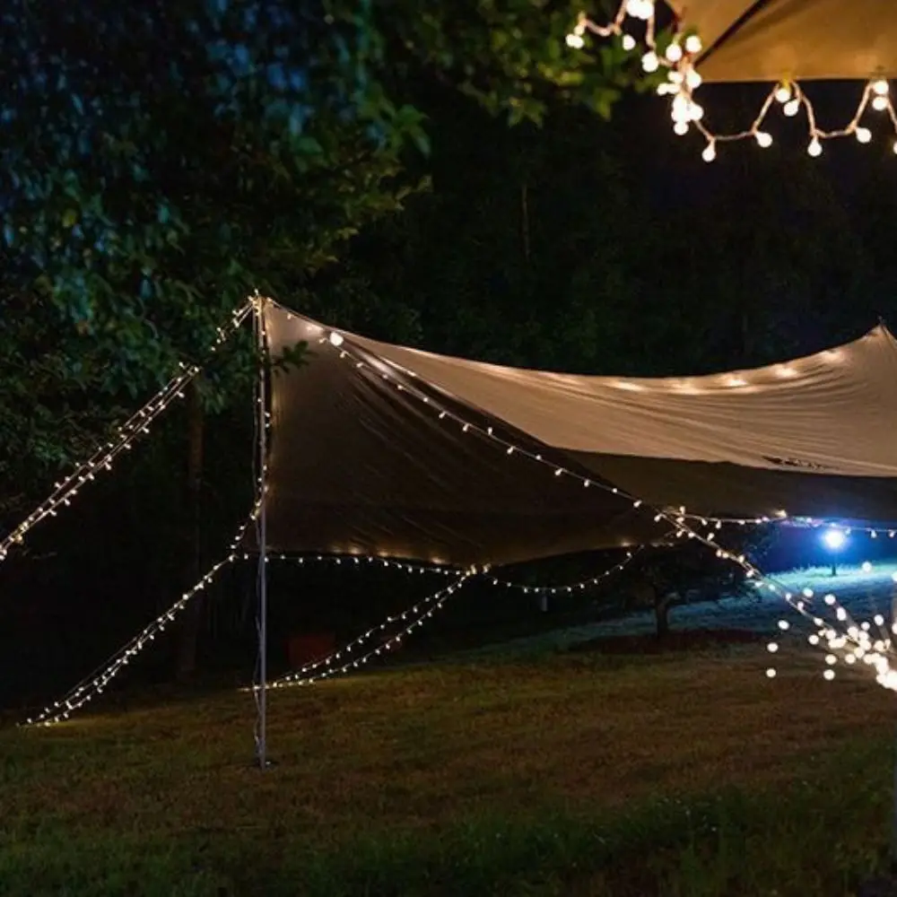 10M 100LED Starry Ball String Light Color Changing Bright Mini Ball Garland Light Flashing Plastic Festival Decorative Lights