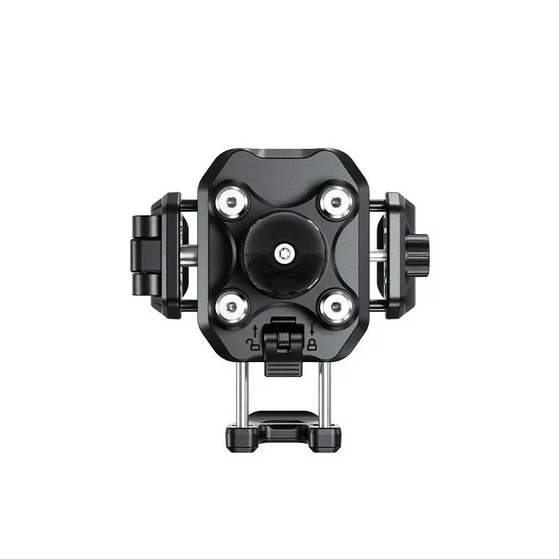 Motorcycle mobile phone holder, electric vehicle shock absorption, anti-theft telescopic navigation mini bracket