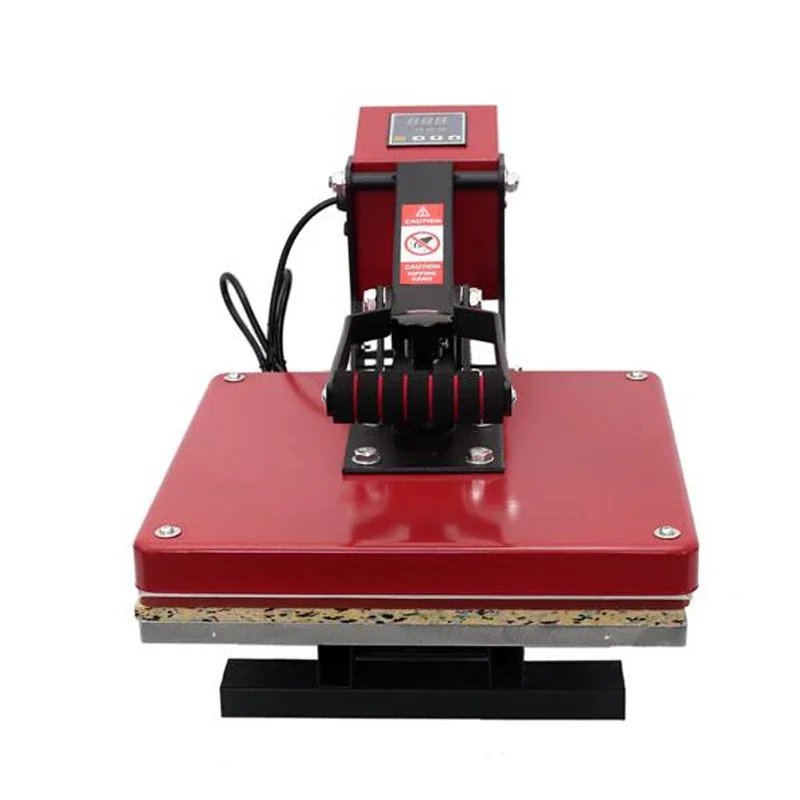 For T-shirt Printing Heat Press Machine 38*38 Red Sublimation Heat Press Machine