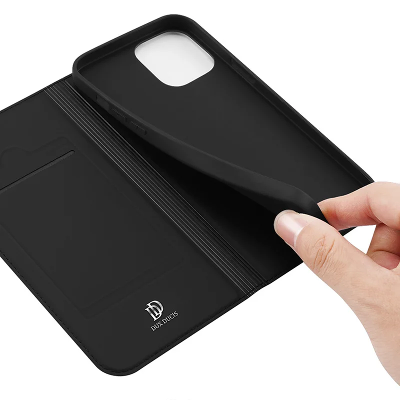 Original Dux Ducis Pu Leather Case For Apple Iphone 15 14 13 Pro Max Luxury Thin Flip Cover Wallet Phone Cases For Iphone14 Plus