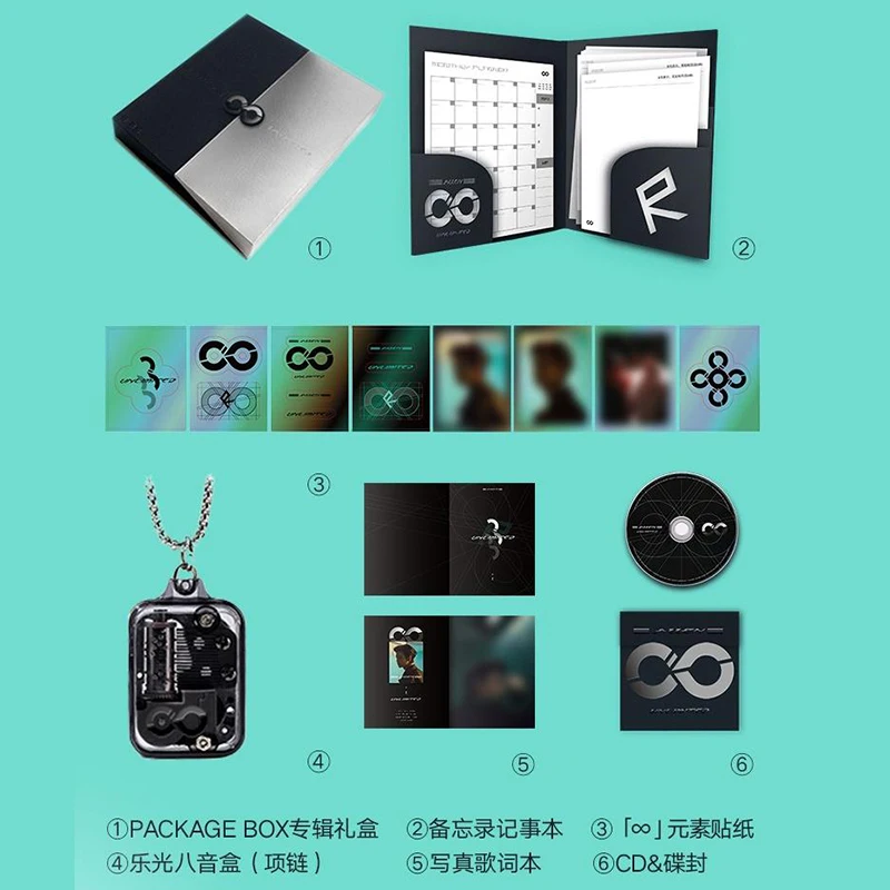 2023 Ren Jialun อัลบั้มเพลงส่วนตัวที่สอง CD + กล่องดนตรี