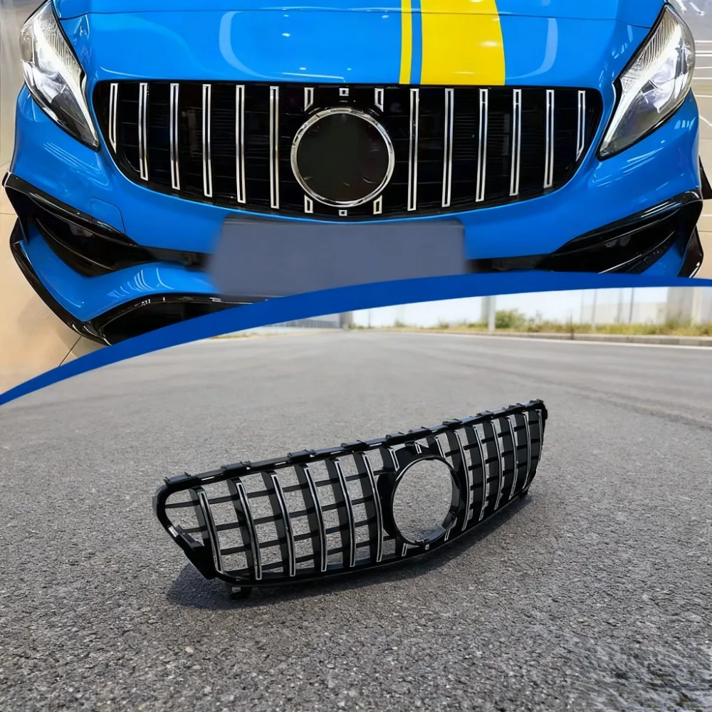 

Front Grille Racing Grill Mesh Tuning Accessories For Mercedes Benz A-Class W176 A250 A200 A45 AMG 2016-2018 GT Style