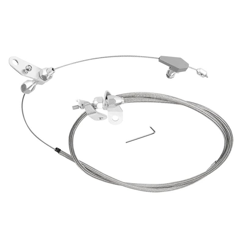 كفاءة-سيارة الفولاذ المقاوم للصدأ علبة التروس خنق كابل مسرع كابل لعلبة التروس فورد C4 #5