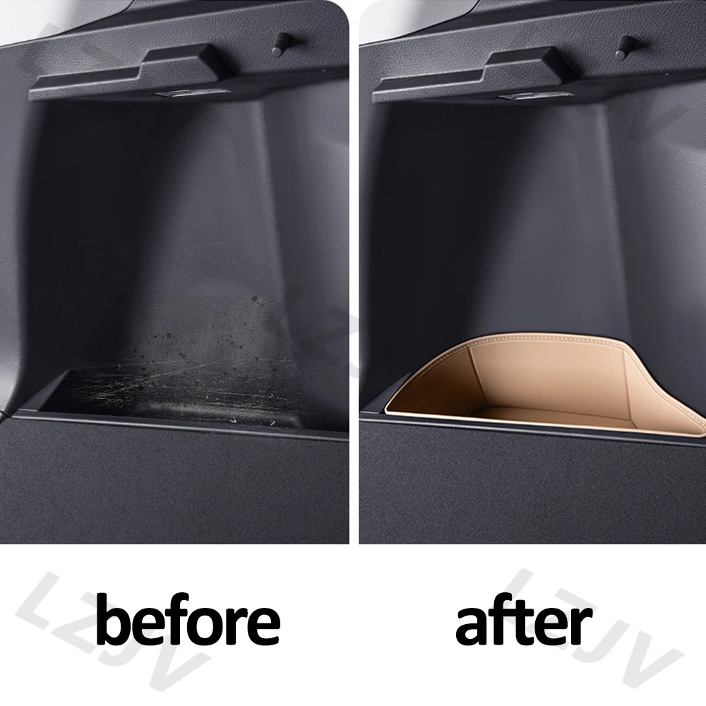 New 2 Pcs For 2025 BYD Song Pro DM-i Leather Storage Compartments On Both Sides Of The Trunk Interior Supplies Trunk Storage Box