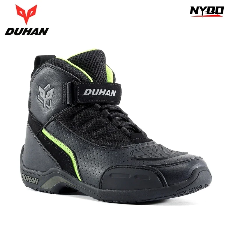 Duhan Motorcycle Riding Shoes Men's Four Seasons Off Road Motocross Boots Racing Equipment Botas Hombre