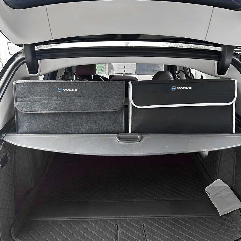 Organizador de maletero de coche, caja plegable de almacenamiento de gran capacidad, accesorios para automóviles para VOLVO RDESIGN T6 AWD S40 S60 S90 V40 V50 V60 V70 V90