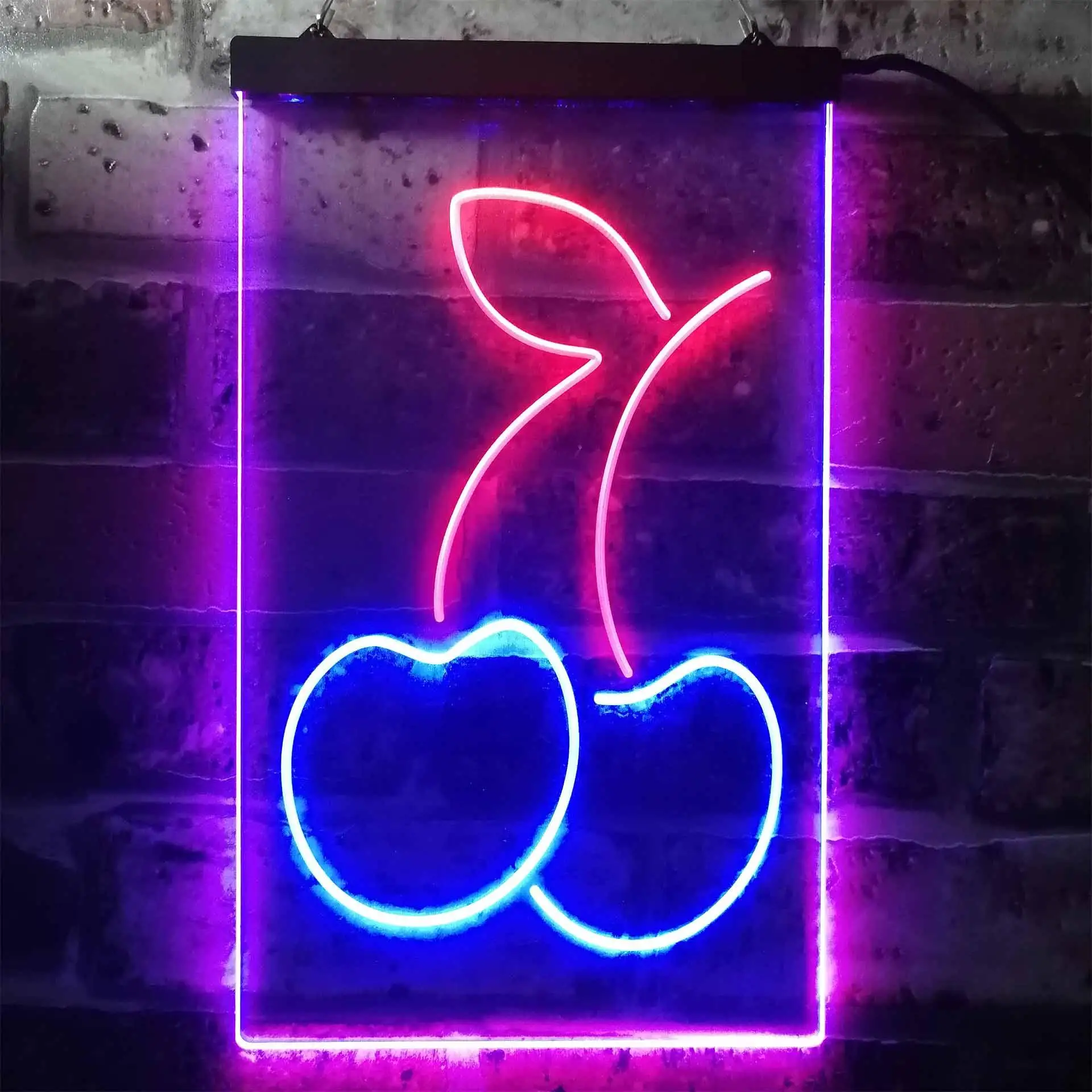 Cherry Fruit Store Dual Color Led Neon Sign st6-i3297