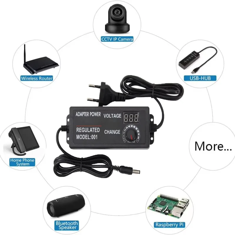 التيار المتناوب قابل للتعديل محول الطاقة 3 فولت-24V3A 9 فولت-24V3A 12 فولت-24V5A 3-12V5A مختلف الجهد تيار مستمر مصدر لشريط 2835 5050 5730 LED #2
