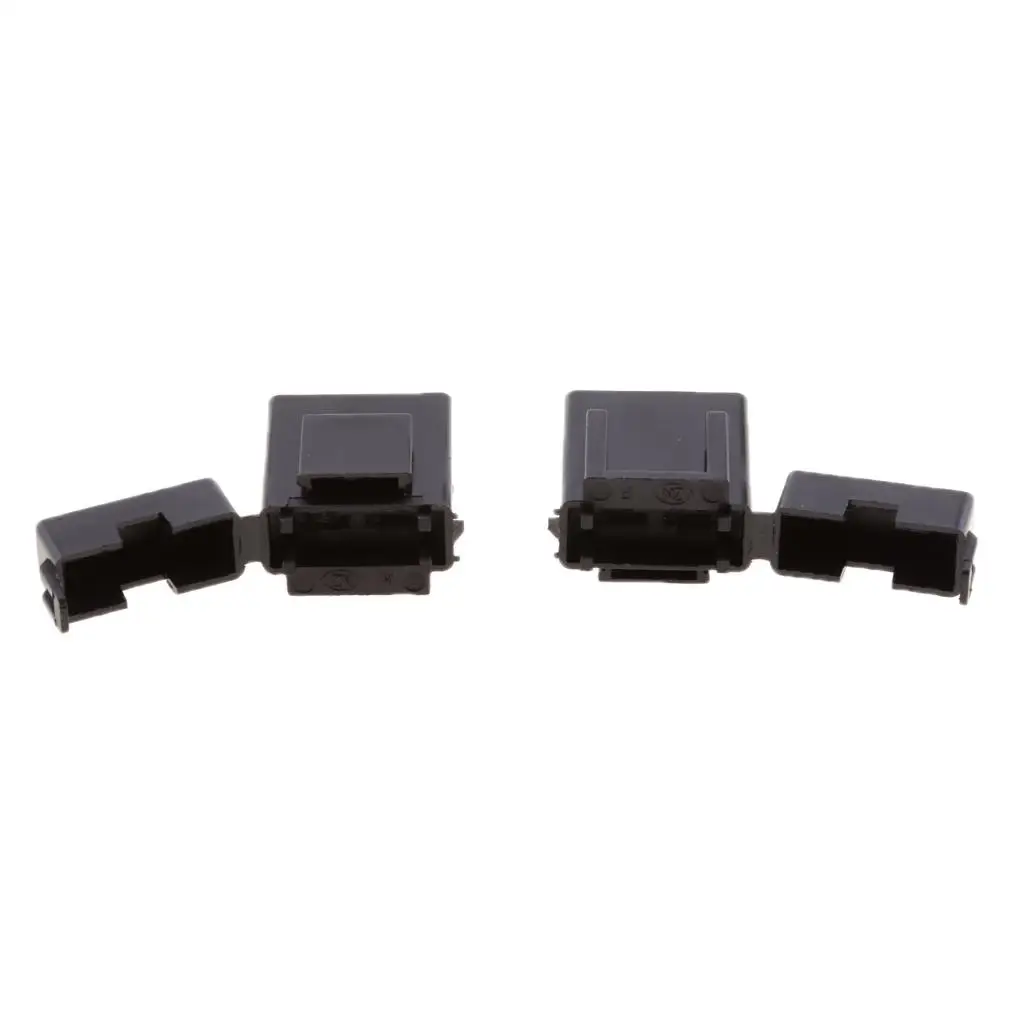 5pcs Car RV Boat ATO/ Blade Fuse Holder Block Black Housing Kit