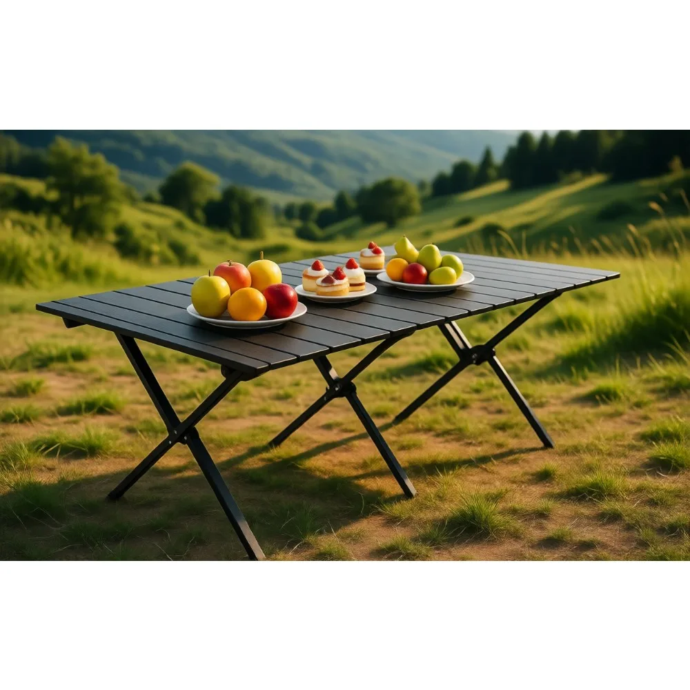 

Портативный складной низкий алюминиевый стол-трансформер для пляжа, кемпинга, пикника, компактный, легкий, для использования в помещении и на улице
