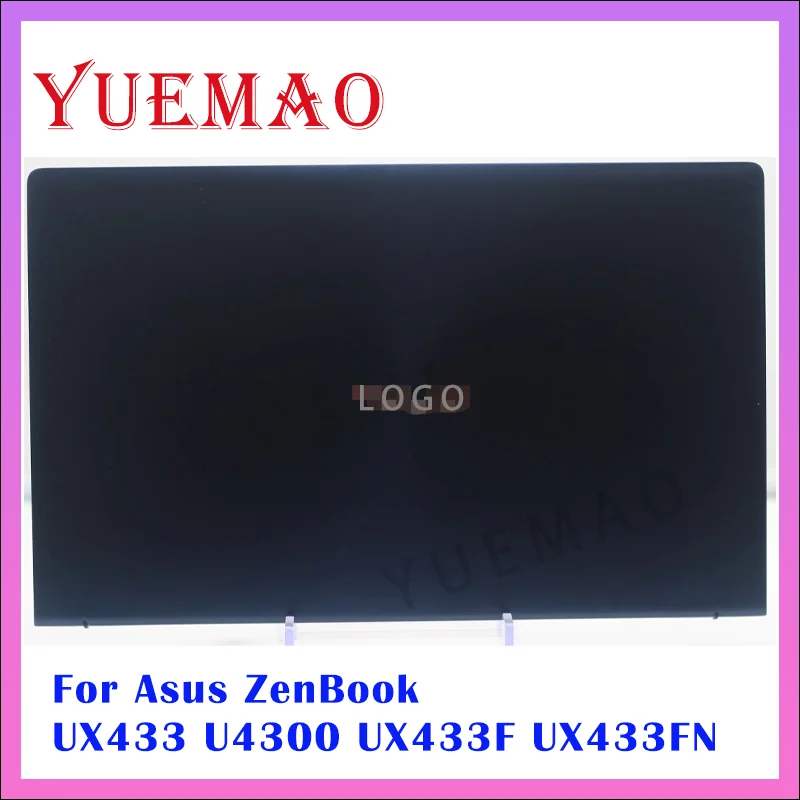 14'' 1920x1080 FHD Display For Asus ZenBook UX433 U4300 UX433F UX433FN LCD Touch Screen Upper Half Set Genuine New Replacement