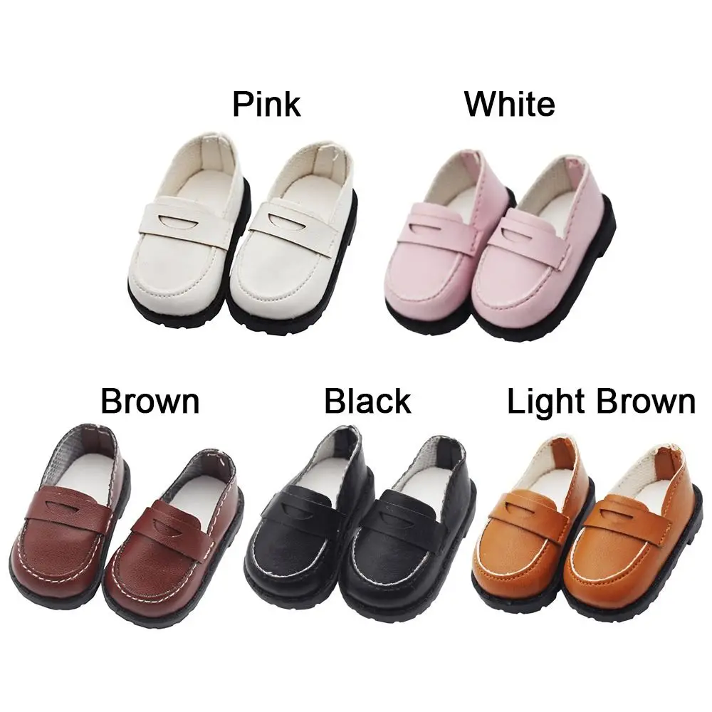 Casual Wear Cotton Doll Shoes Fashion Doll Gift Leather Shoes 5 Colors for 15/20cm Cotton Dolls for 1/12 1/14 Dolls for EXO Doll