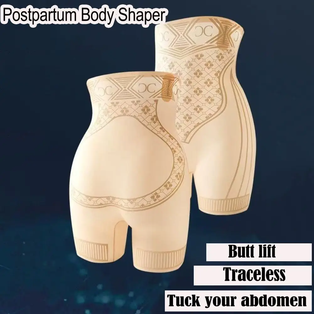 

High Waist Postpartum Body Shaper Panties Shapewear Seamless Underpants Belly Contracting Waist Trainer Butt Lifter Briefs Lady