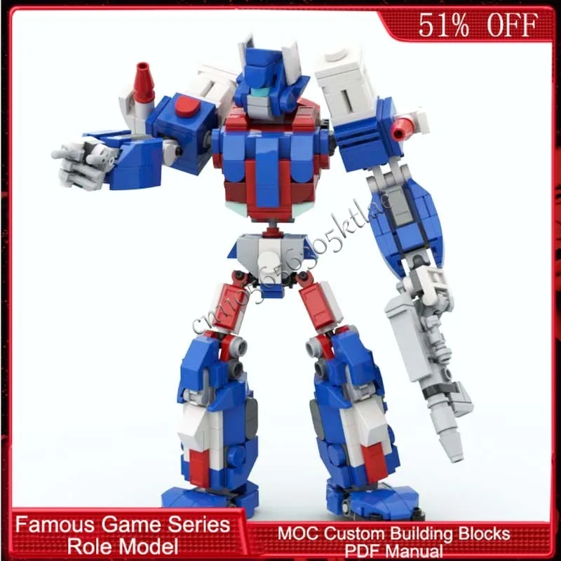 429 PCS Brickheadz Max Shield MOC, Design Modular Personalizável de Blocos de Construção, Brinquedo Criativo Popular para Crianças, Presente de Natal