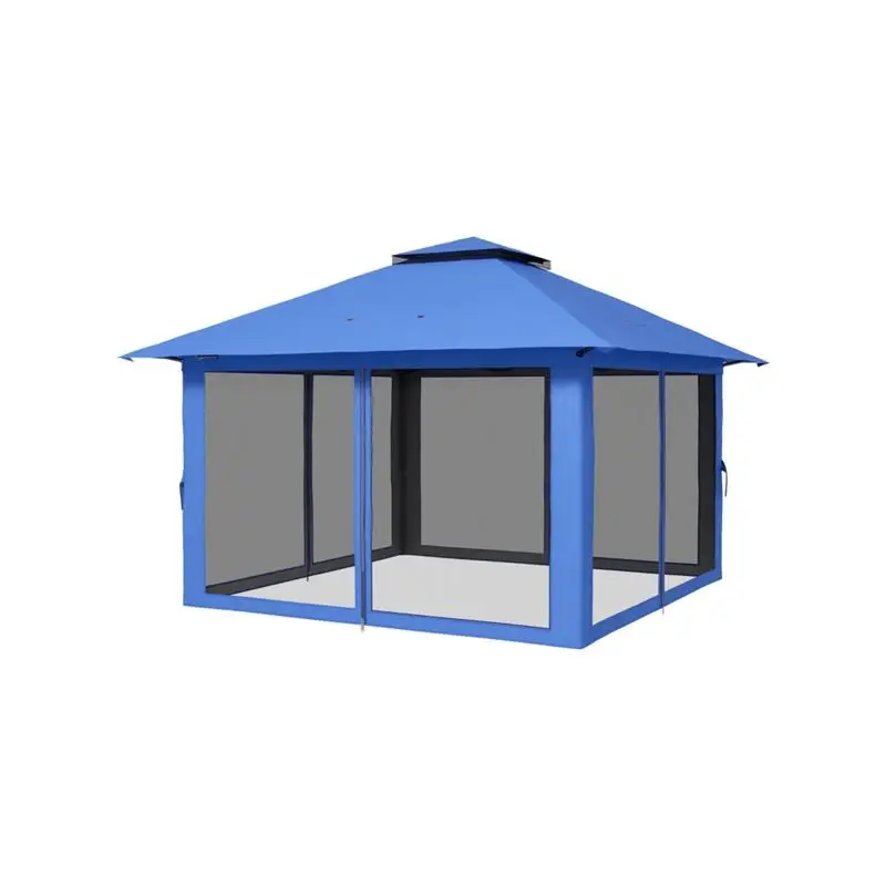 

Всплывающая пляжная палатка с наклонными ножками и навесом для активного отдыха, защиты от ультрафиолета, простая установка и портативный дизайн