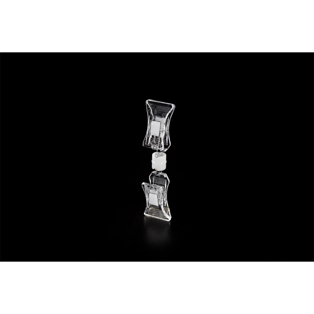 Mini Ticket Snap Double Spring Clips Flower Store Basket Edge Price Card Clip