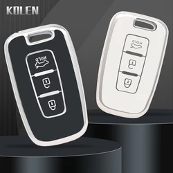TPU Car Remote Key Case Cover Shell Fob For Kia Sportage K5 K2 Sorento Optima Forte For Hyundai IX35 Elantra Sonata Soul Tucson