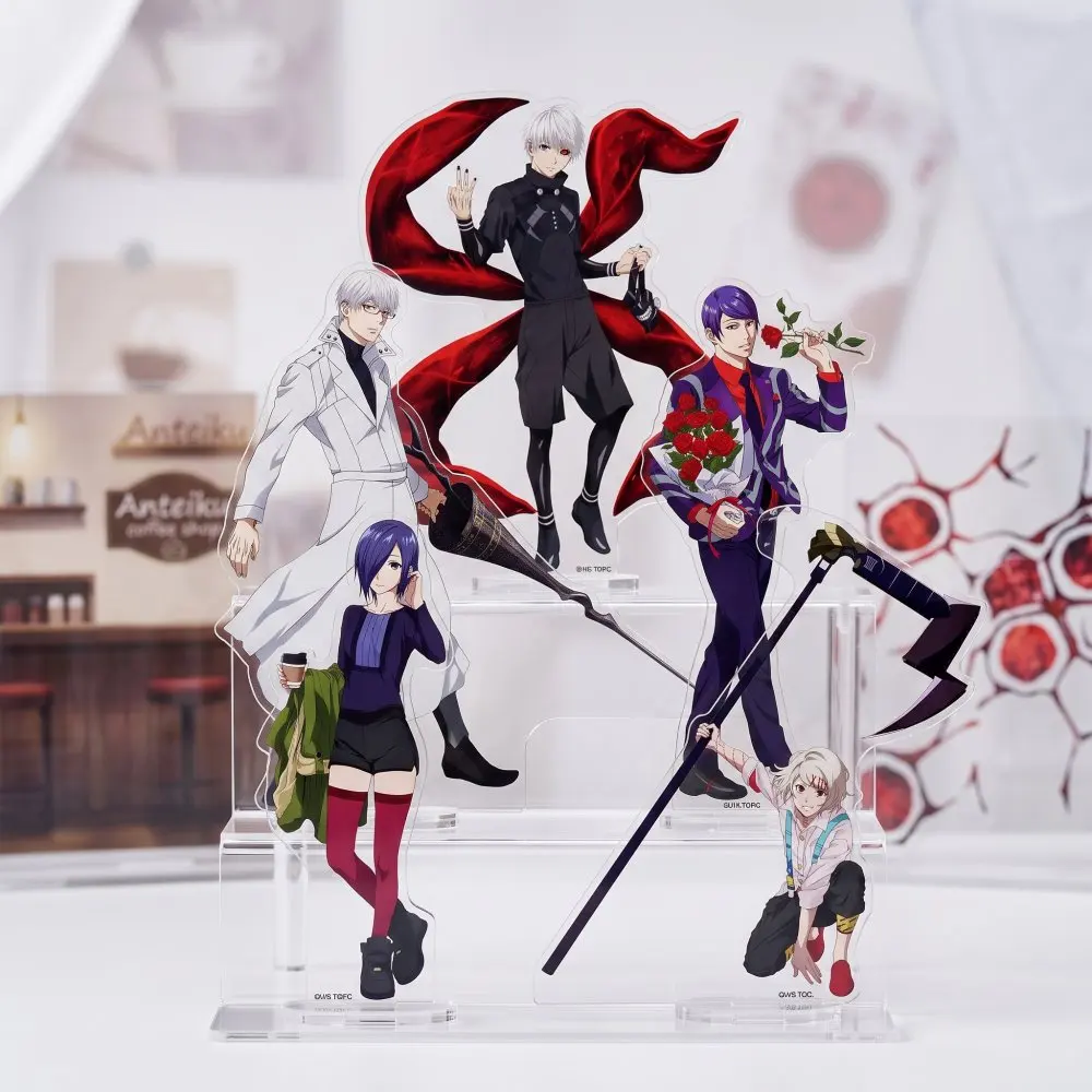 15cm Anime Ghoul Acrylic Figure Stand - Cosplay Characters Collection Gift Ken Kaneki Kishou Arima Touka Kirishima Model