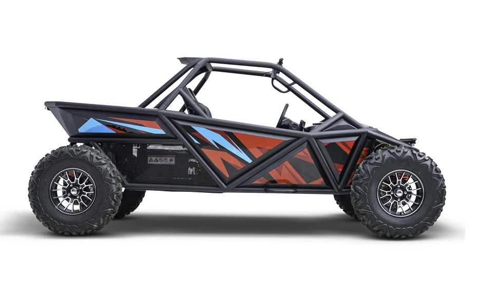 عربات التي تجرها الدواب الكهربائية للشاطئ الكبار 4x4 سباق كارت أربع عجلات مركبة كهربية 20KW بطارية ليثيوم كهربائية