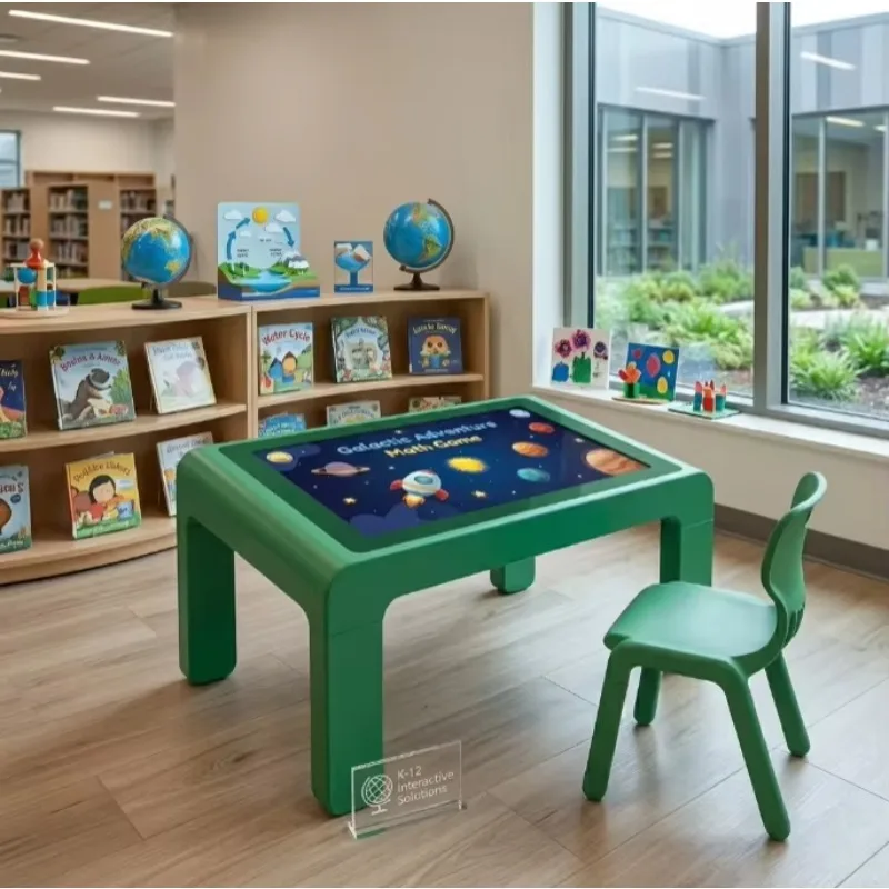 Educational Electronic Game Table Interactive Touch Screen Table Smart Kids Children's Game Table