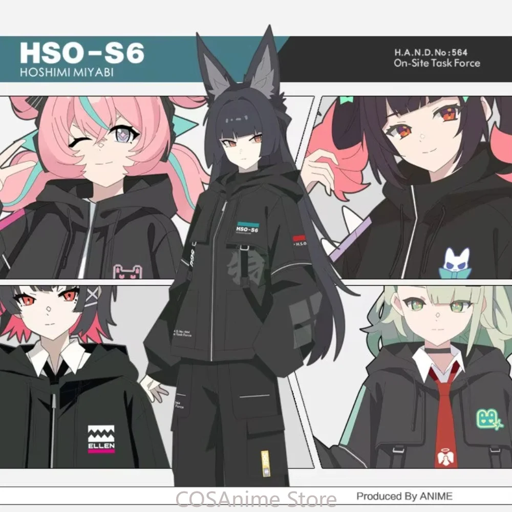 Zenless Zone Zero Aria Sunna Hoshimi Miyabi Ellen Joe Game Cosplay Costume Atutumn Coat Daily Clothes Pants Outdoor Jacket