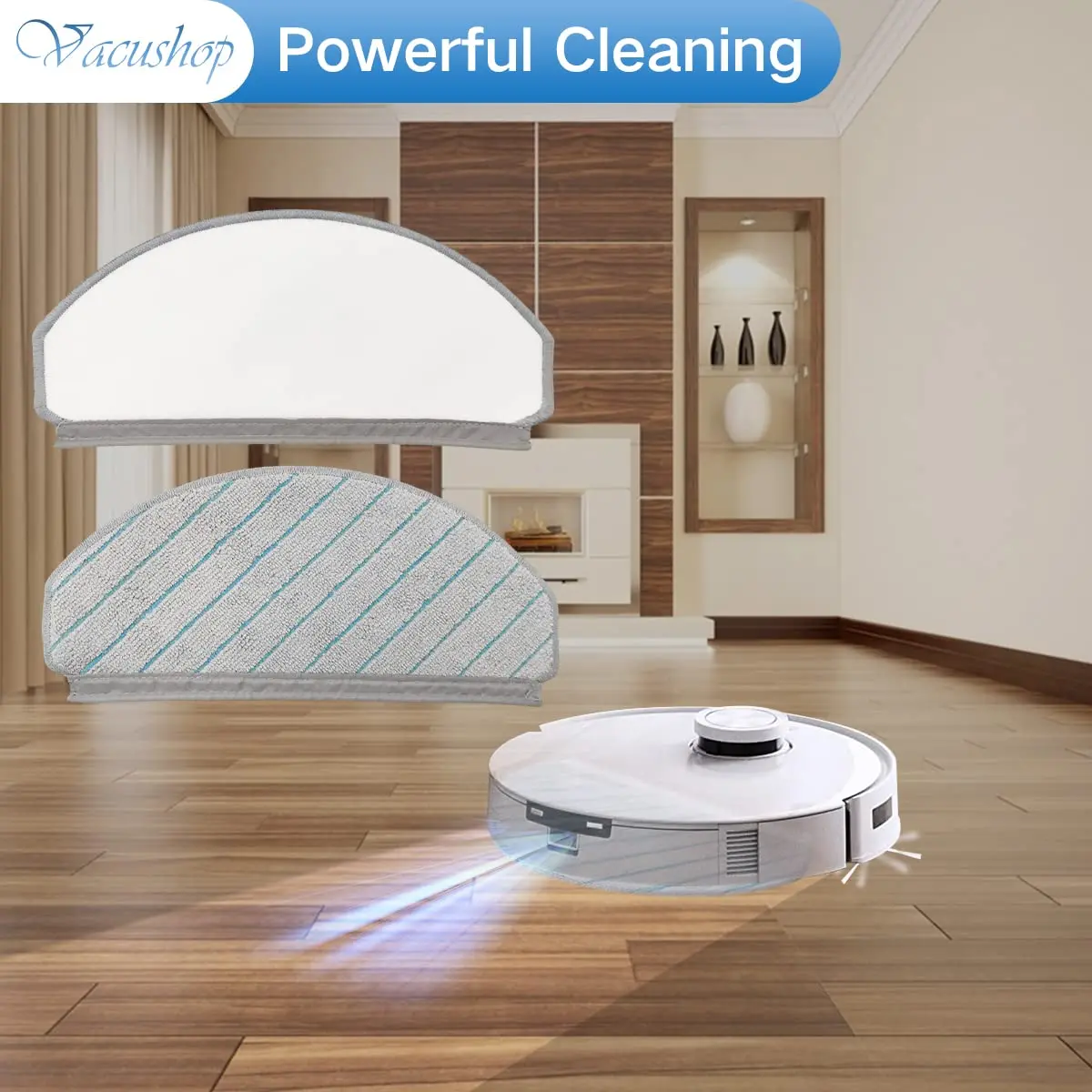 Washable Mop Cloths Parts Accessories For ECOVACS DEEBOT T10/T10 Plus Robot Vacuum Cleaner Mop Pads Mop Rags Spare Parts