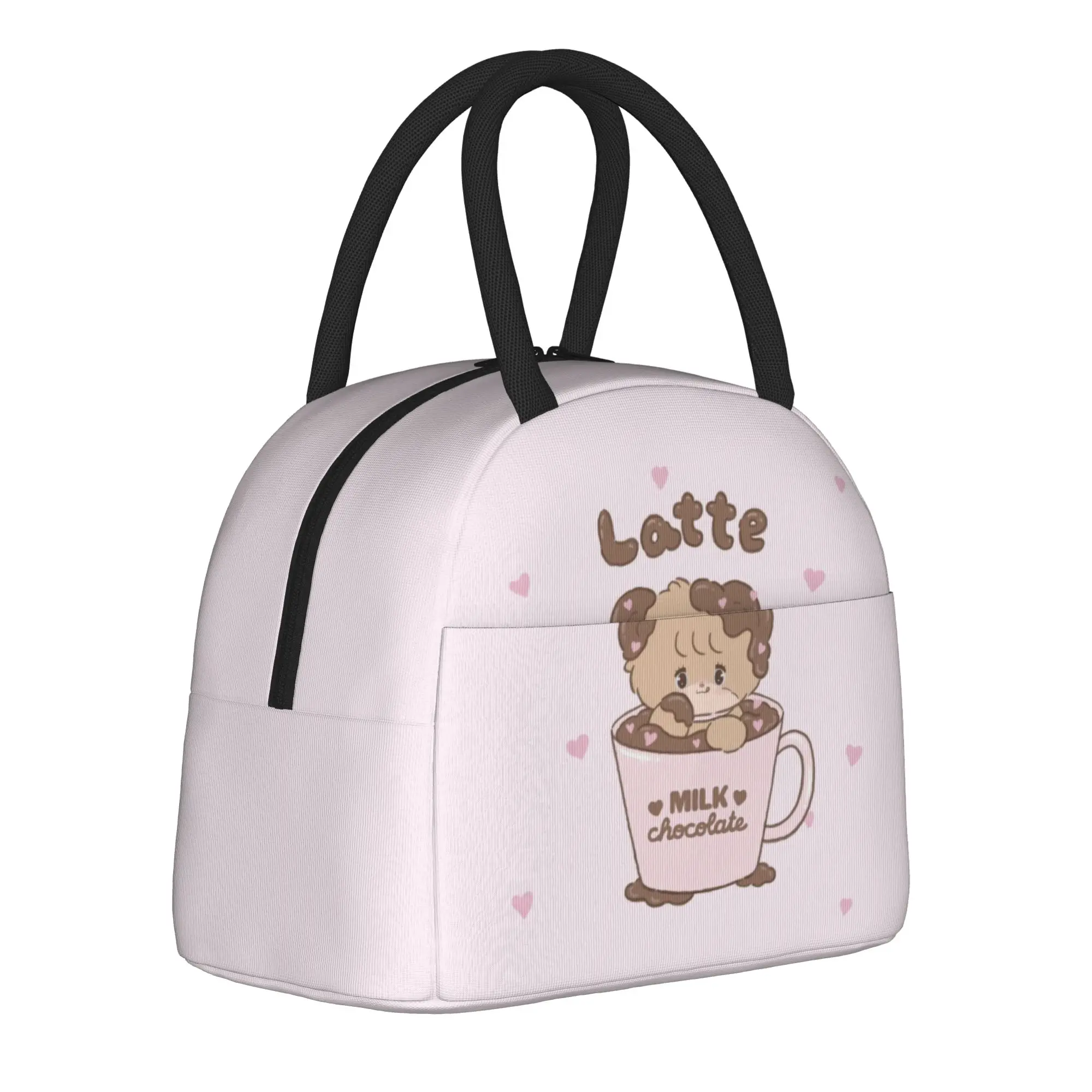 

Термосумка Mikkos Latte для обедов, многоразовая, большая сумка-контейнер для еды, для девочек и мальчиков, для школы и пикника