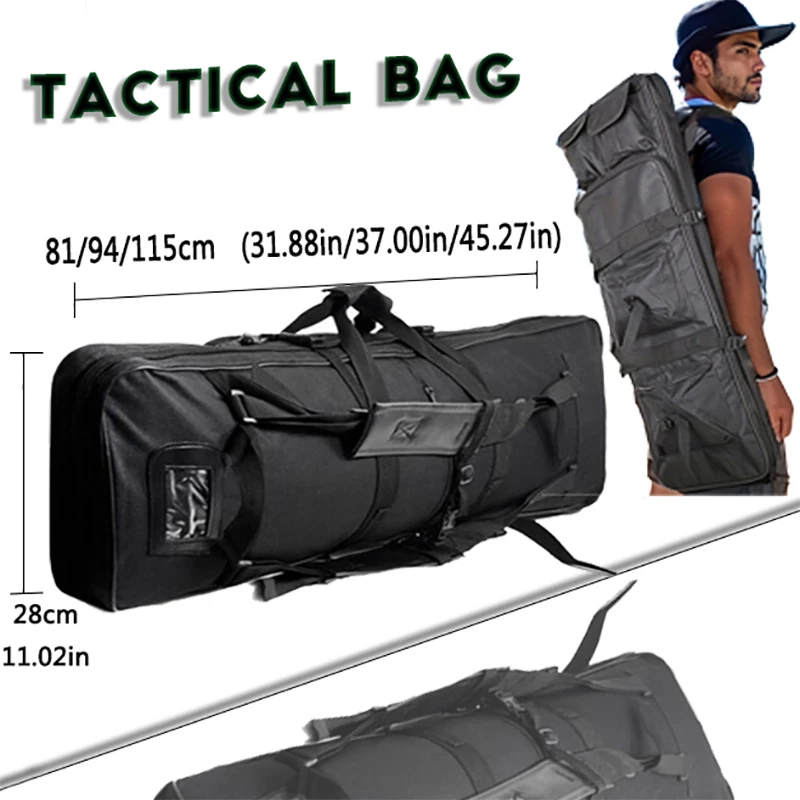 81cm/94cm/115cm heavy-duty Oxford outdoor sports bag hunting rifle bag air gun color bullet rifle holster