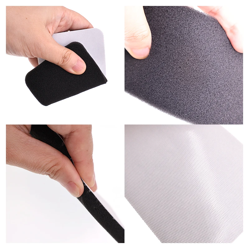 2 قطعة 75x120 مللي متر مربع واجهة وسادة إسفنجة تلميع مجموعة لتلميع الرملي الخشب جدار المعادن سمك 10 مللي متر