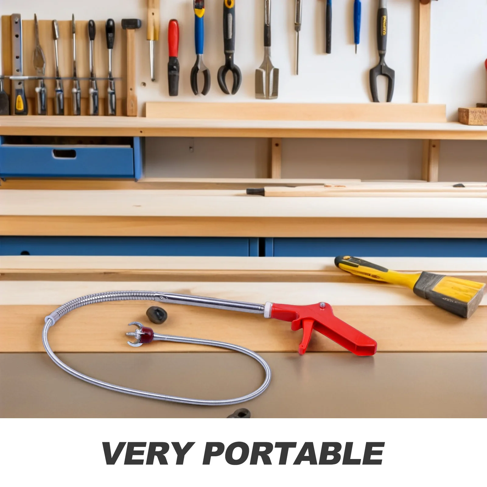 أدوات التنظيف المنزلية 6 أقدام المرحاض ثعبان الأنابيب نعرات مزيل تسد استنزاف العصي الربيع اوجير لخط أنابيب الصرف الصحي بالوعة المطبخ