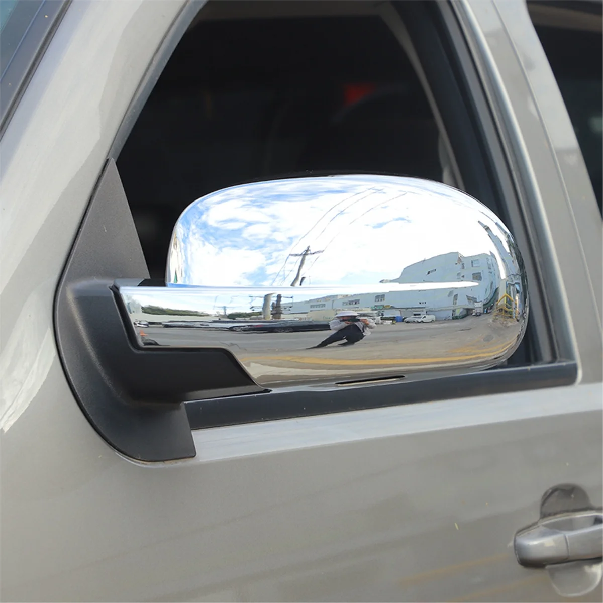 

Rearview Mirror Cover Cap Trim for Chevrolet Silverado Avalanche Tahoe Suburban GMC Sierra Yukon Accessories-A51K