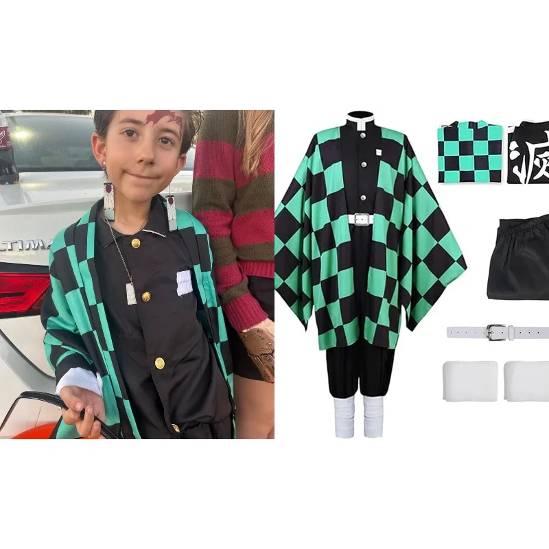 

Adeqate Supply of Spot Goodsu Tanjirouu Cosplay New Design Cosplays Tanjirouu Kamado Corps Haori Halloween Costumes