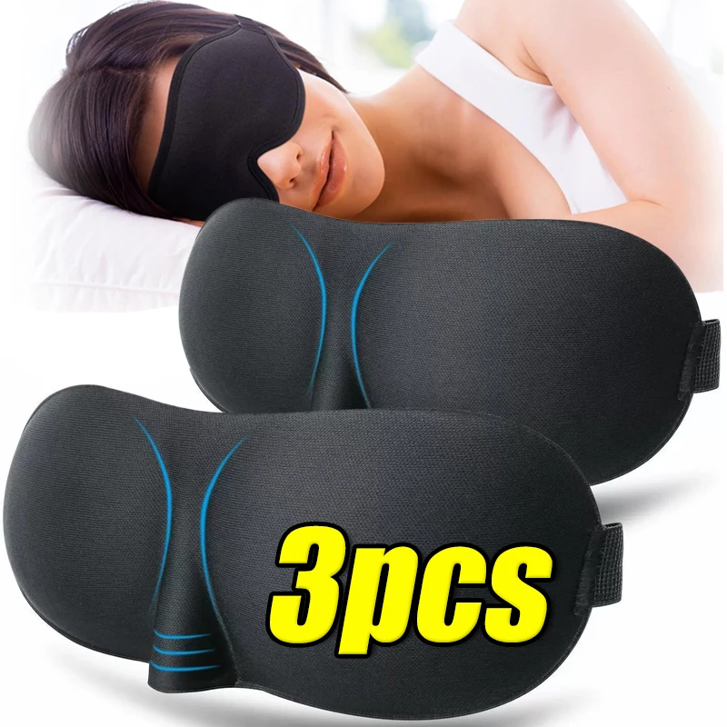 Sleep Mask for Side Sleeper Blackout 3D Eye Mask for Sleeping,Night Blindfold.Zero Eye Pressure Airplane Travel Essentials