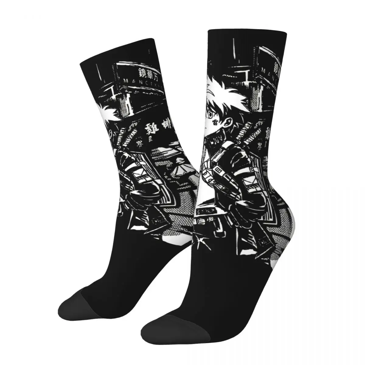 Anime Kilua Hunter X Hunter Socks uomo donna calzini Casual Crazy primavera estate autunno inverno calze a tubo centrale regali