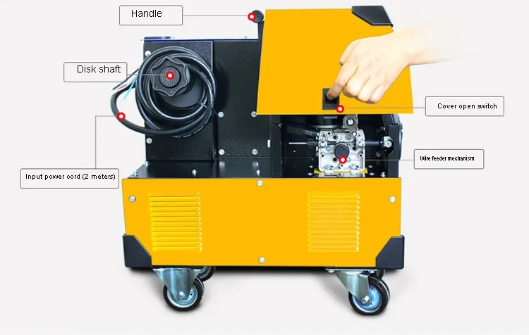 Portátil Inversor DC Máquina De Solda, Gasless Gás Equipamento De Solda, IGBT, MMA, MIG-271GW, Preço