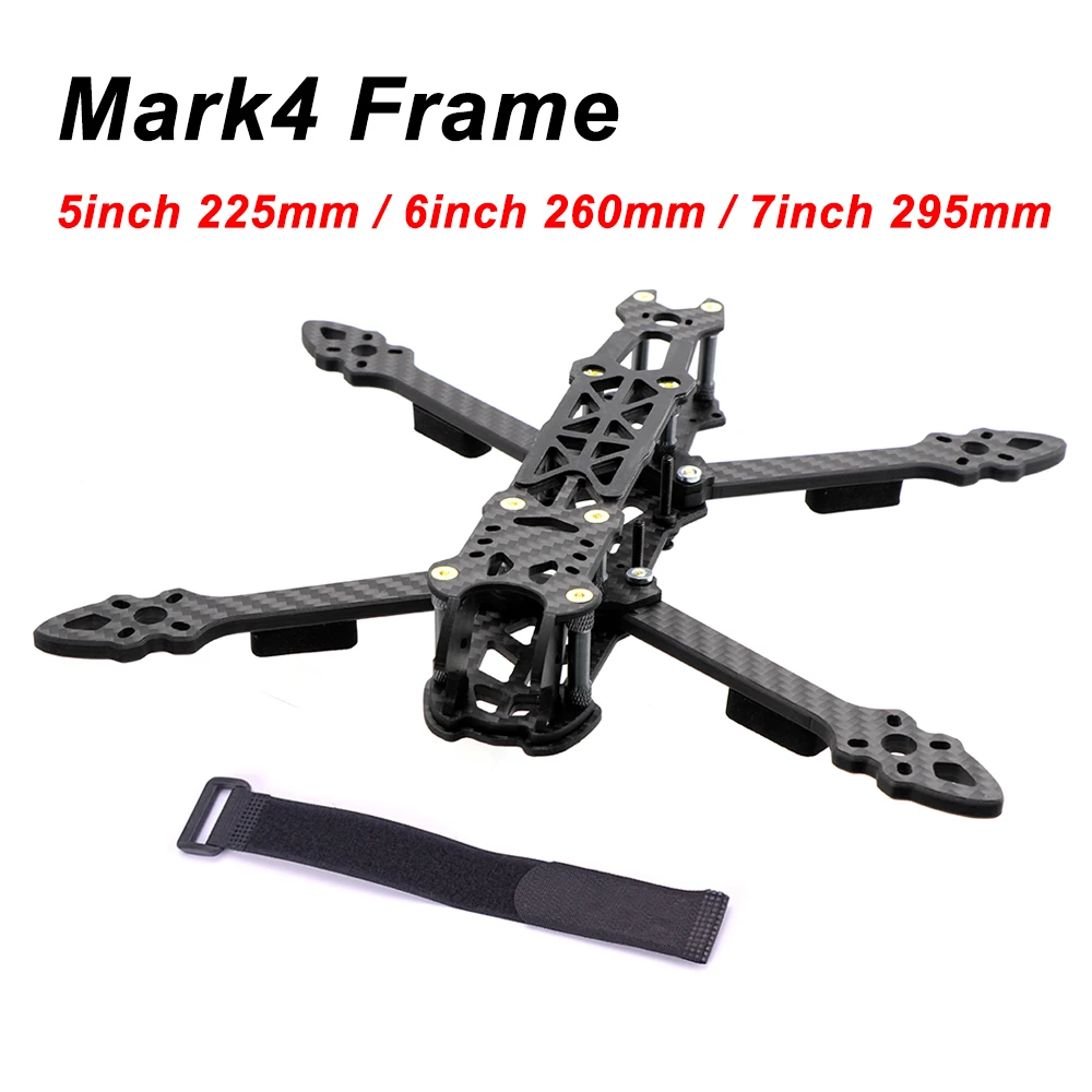Mark4 Mark 5 cali 225 mm 6 cali 260 mm 7 cali 295 mm 8 cali 375 mm 10 cali 473 mm Rama quadkoptera 5" 6" 7" FPV Freestyle RC Racing Drone