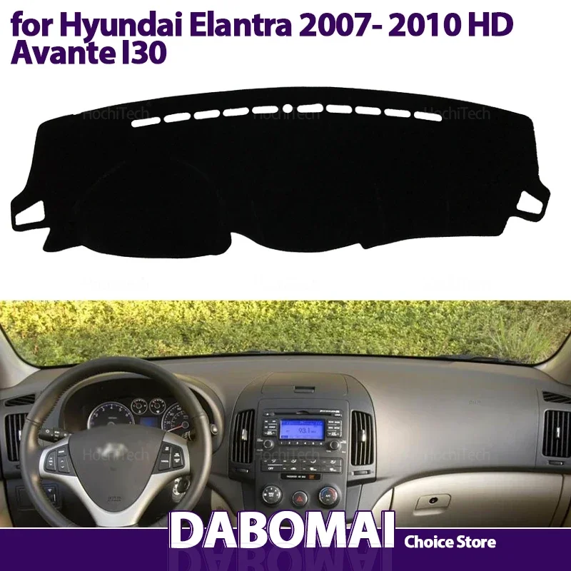 

Dashboard Cover Board Anti-Slip Mat Protect Pad Car Accessories Sunshade Carpet Rug for Hyundai Elantra 2007- 2010 HD Avante I30