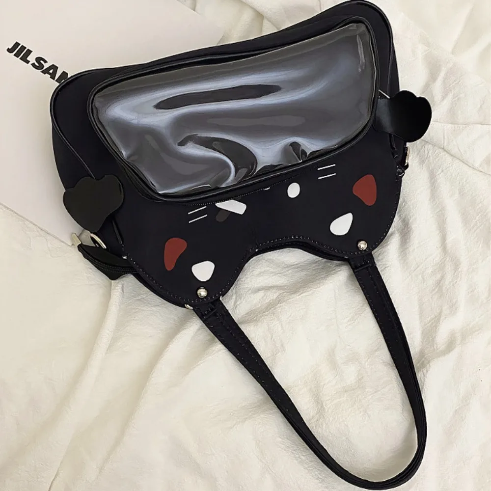 حقيبة كتف صغيرة لآلام الطعام من Cat Y2K، حقيبة كتف يومية بسيطة ومتعددة الاستخدامات، حقيبة ألم طعام صغيرة ثنائية الأبعاد #2