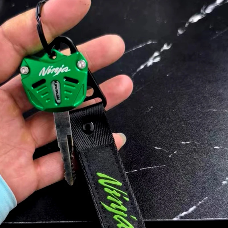 Motorcycle Keychain Case Shell & Keychain Key Ring For KAWASAKI NINJA 1000 SX 650 400 500 Z1000SX ZX-6R ZX-7R ZX-10R Accessories