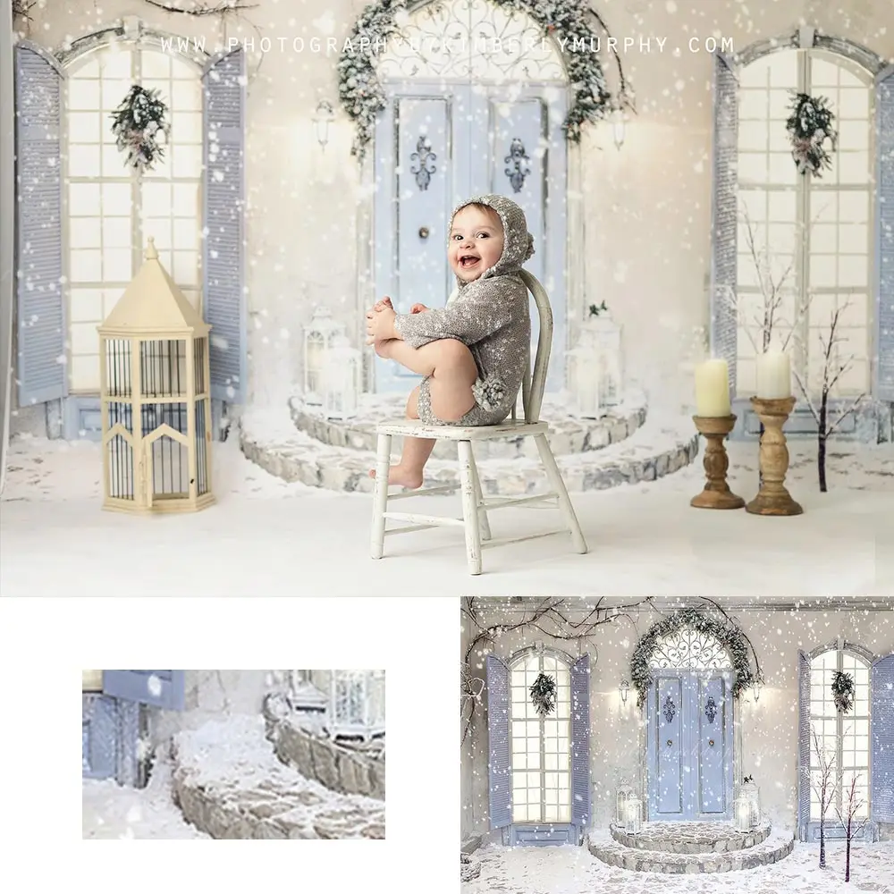 

Christmas Joyous Winter Photography Backdrop Child Adult Themed Party Decor Kids Baby Cake Smash Backgrounds
